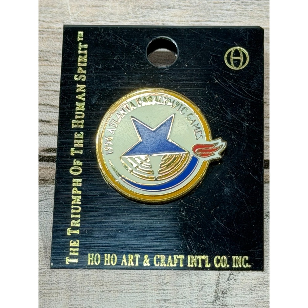 Vintage 1996 Atlanta Olympic Games Paraplympic Pin